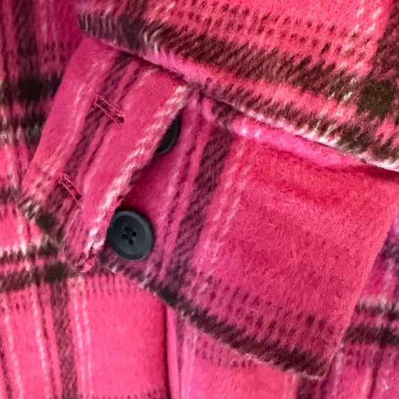 Pink and Black Plaid Trench Coat-Fashion Nova - Picture 6 of 9